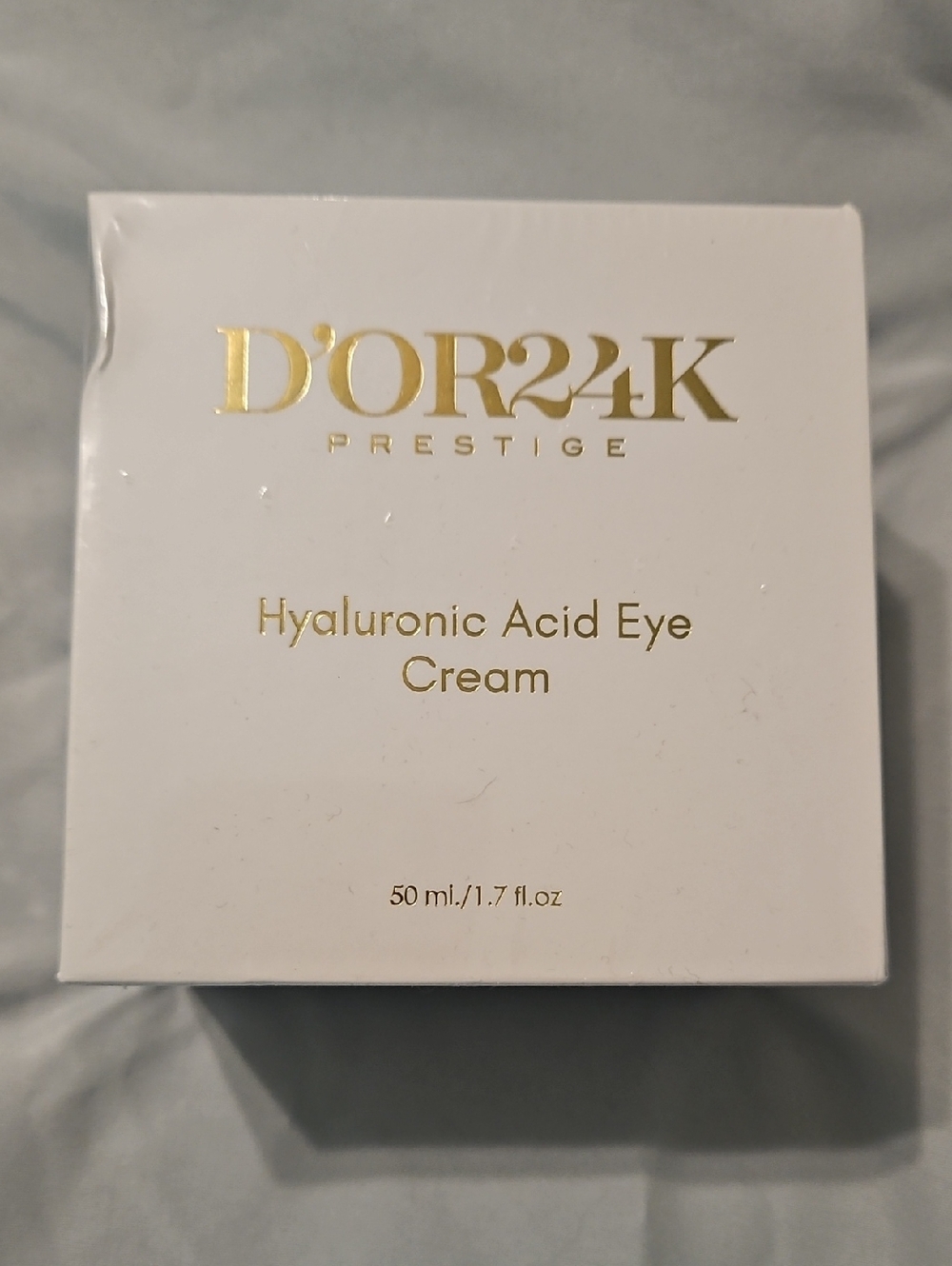D'OR24K Prestige Hyaluronic Acid Eye Cream - White & Gold